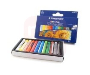 Giz de Cera 12 Cores Pastel Oleoso - Staedtler