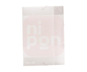 Pasta ABA Elástico Oficio Transparente Cristal