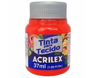 Tinta de Tecido 37ml Vermelho Vivo 541 - Acrilex