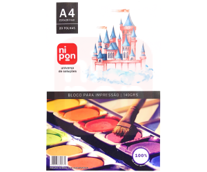 Bloco Para Impressão A4 140g - Nipon