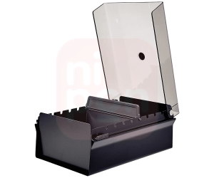 Fichário De Mesa 4x6 Fume - Acrimet