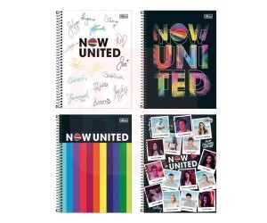 Caderno 01 Matéria Now United - Tilibra