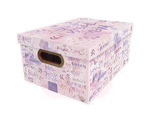 Caixa Organizadora Média Palavras - Dello