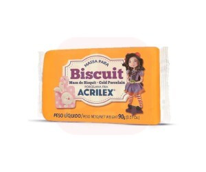 Massa de Biscuit 90g Laranja - Acrilex