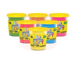 Massa de Modelar 150g Soft Acrilex - Cores