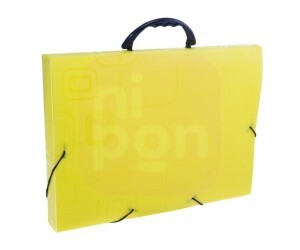 Pasta Maleta Ofício Amarela - DelloFine