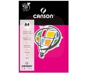 Papel Canson A4 180g Rosa Escuro