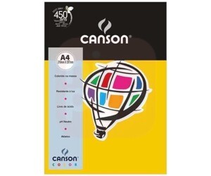 Papel Canson A4 180g Amarelo