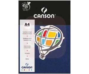 Papel Canson A4 180g Azul Marinho