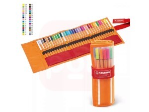 Caneta Stabilo Point 88 - Kit 30 Cores