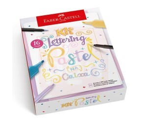 Kit Lettering Pastel na Caixa - Faber-Castell