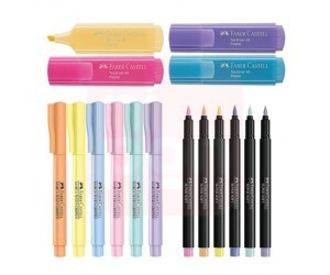 Kit Lettering Pastel na Caixa - Faber-Castell