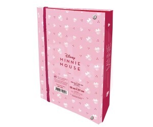 Fichário Colegial com elástico Minnie com 48 Folhas decoradas – 3781
