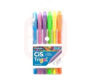 Caneta Trigel Estojo C/6 Cores Pastel