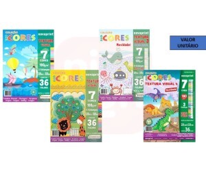 Bloco EcoCores Textura Visual - 180g 36Fls (SORTIDOS)