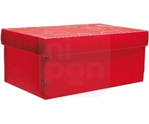 Caixa Organizadora para Sapato Vermelha 28x17x20 - Dello