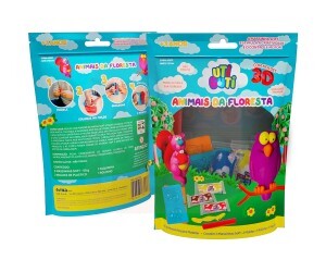 Massa de modelar KIT Animais da Selva