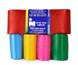 Fita de Cetim Cores - 38mm