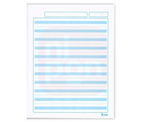 Caderno de Caligrafia Pauta Azul