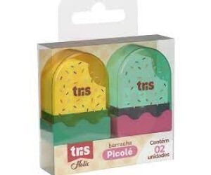 Borracha picolé c/2 unidades