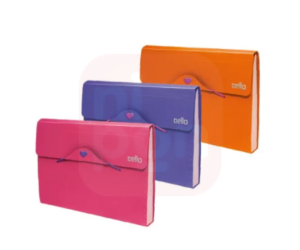 Pasta Sanfonada mini com 12 divisórias FullColor Dello Roxo