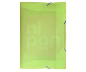 Pasta Aba Elástico  Fullcolor verde limão