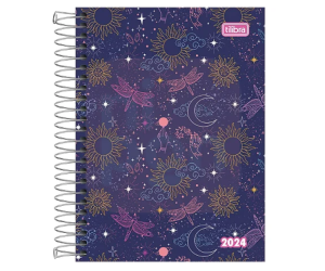 Agenda 2024 Pepper Feminina Tilibra 160 Folhas