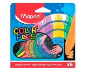 Giz De Chão Color'Peps Caixa com 6 Cores