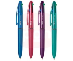 Caneta Esferográfica – Tris – Color Mix Matte – 1.0Mm – 4 Cores