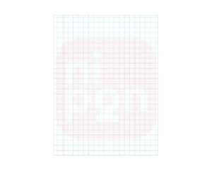 Papel Almaço Quadriculado 1x1