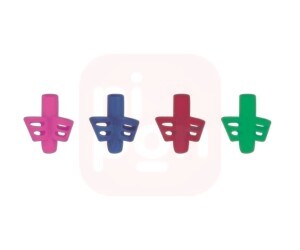 Adaptador Grip Ergonômico Para Lápis Emborrachado Dedal