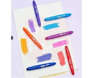 Giz De Cera Color Gel 12 Cores