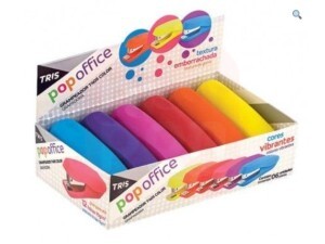 Grampeador Neon Pop Emborrachado Para 15Fls