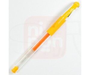 Caneta Signo Gel Amarelo Dourado DX 0.38mm