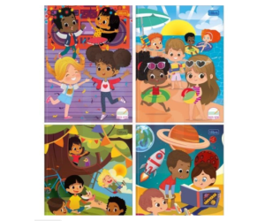 Caderno Caligrafia 40fls Pauta Verde