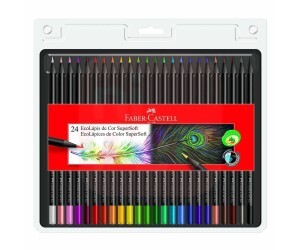Lápis de Cor 24 Cores ECO SuperSoft - Faber-Castell