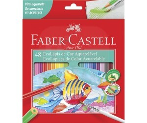 Lápis de Cor 48 Cores Aquarelável - Faber-Castell
