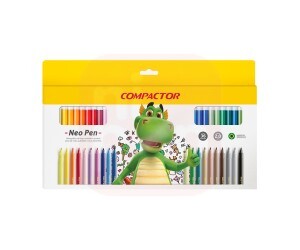 Canetinha 36 Cores Neo-Pen - Compactor