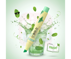 Marca-Texto Be Bold Highlighter Fruit Edition - Mint
