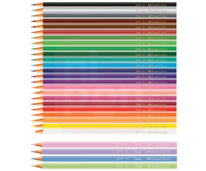 Lápis de Cor 24  + 4  Cores - Faber-Castell