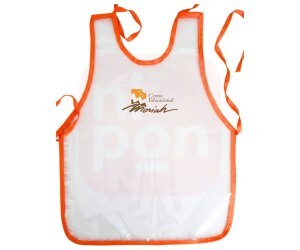 Avental Escolar de Plástico Personalizado Moriah