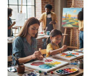 Tela Painel 20x20cm para Pintura – Artística e Escolar