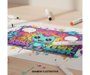 Marcador Criativo CIS Flow 12 Cores – Estojo Maleta - Ponta Dupla 