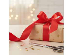 Fita de Cetim Vermelha 10mm