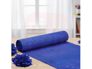 Papel Crepom Azul Escuro - Impermeável