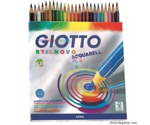Lápis de Cor 24 Cores Aquarelável - Giotto