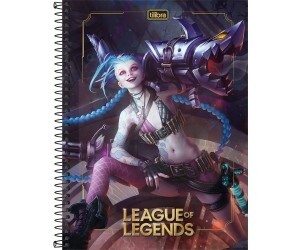 Caderno 1 Matérias League of Legends - Tilibra